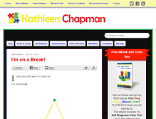 Tablet Screenshot of kathleenchapman.com